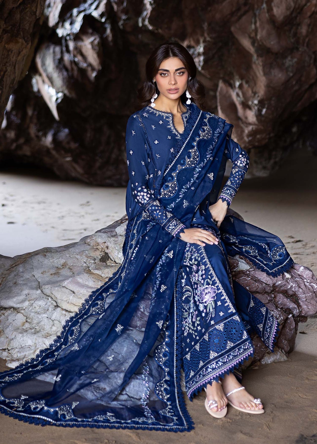 Akbar Aslam | Mare Lawn Edit 25 | Eilara -   Ladies Clothes -  Saira Saqlain