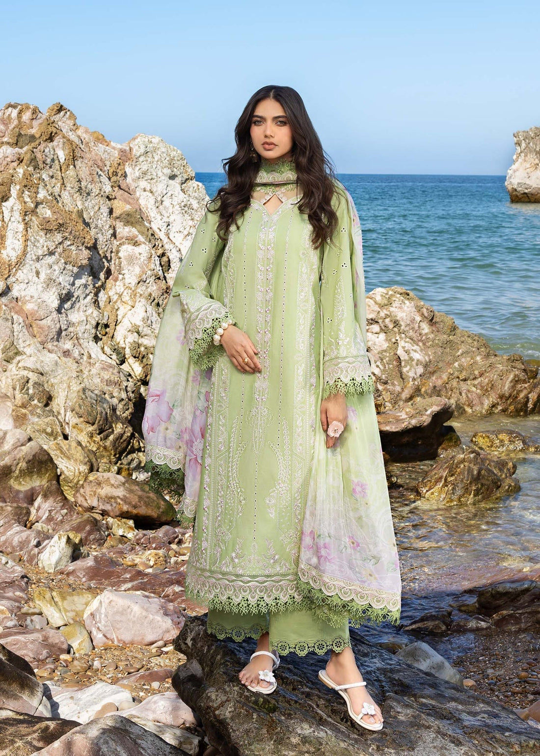 Akbar Aslam | Mare Lawn Edit 25 | Faye -   Ladies Clothes -  Saira Saqlain