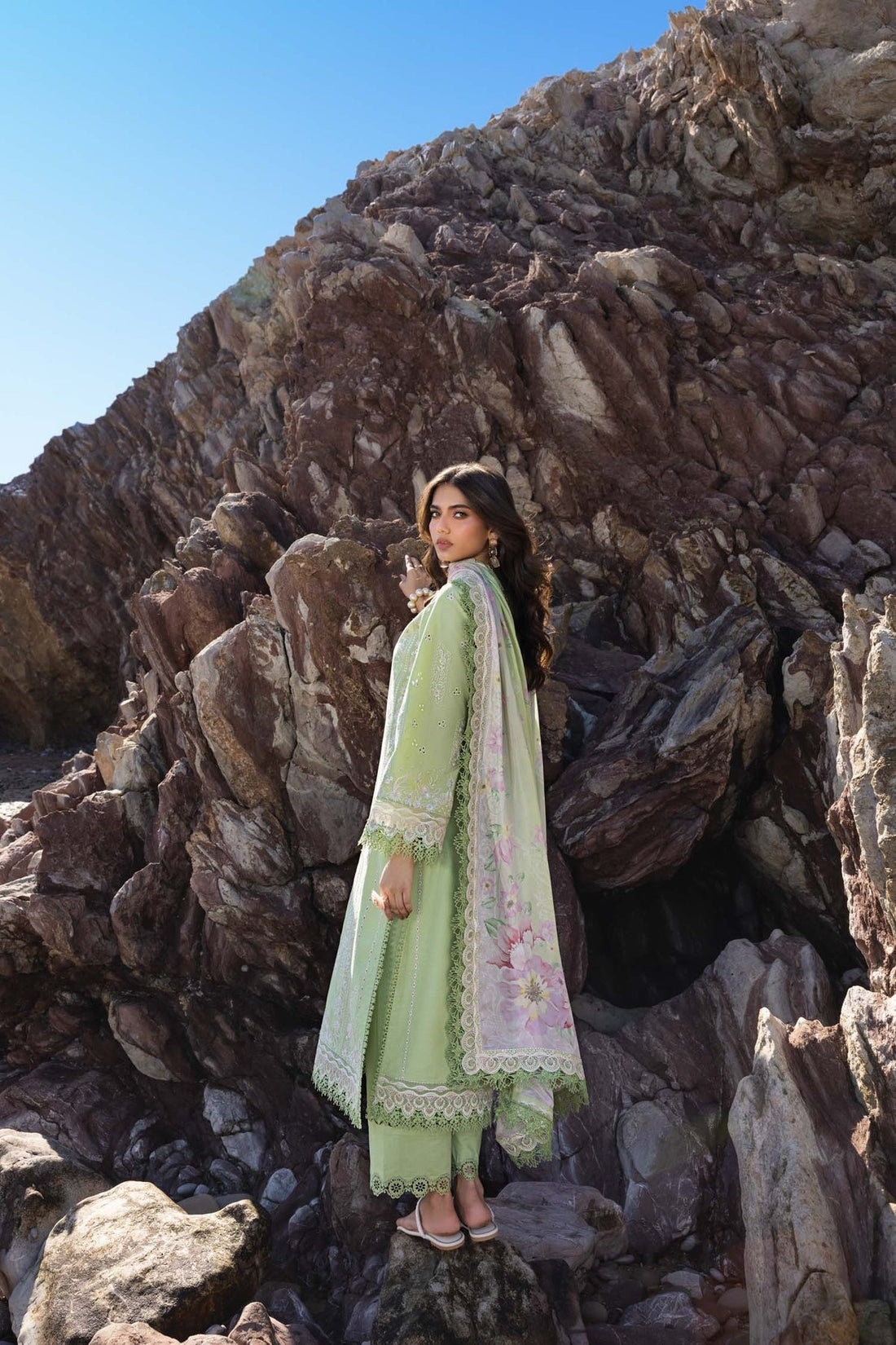 Akbar Aslam | Mare Lawn Edit 25 | Faye -   Ladies Clothes -  Saira Saqlain