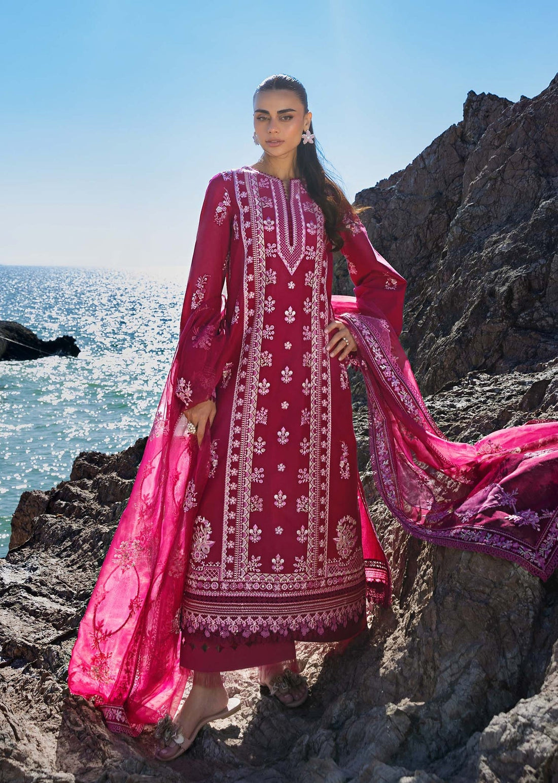 Akbar Aslam | Mare Lawn Edit 25 | Nirvana -   Ladies Clothes -  Saira Saqlain