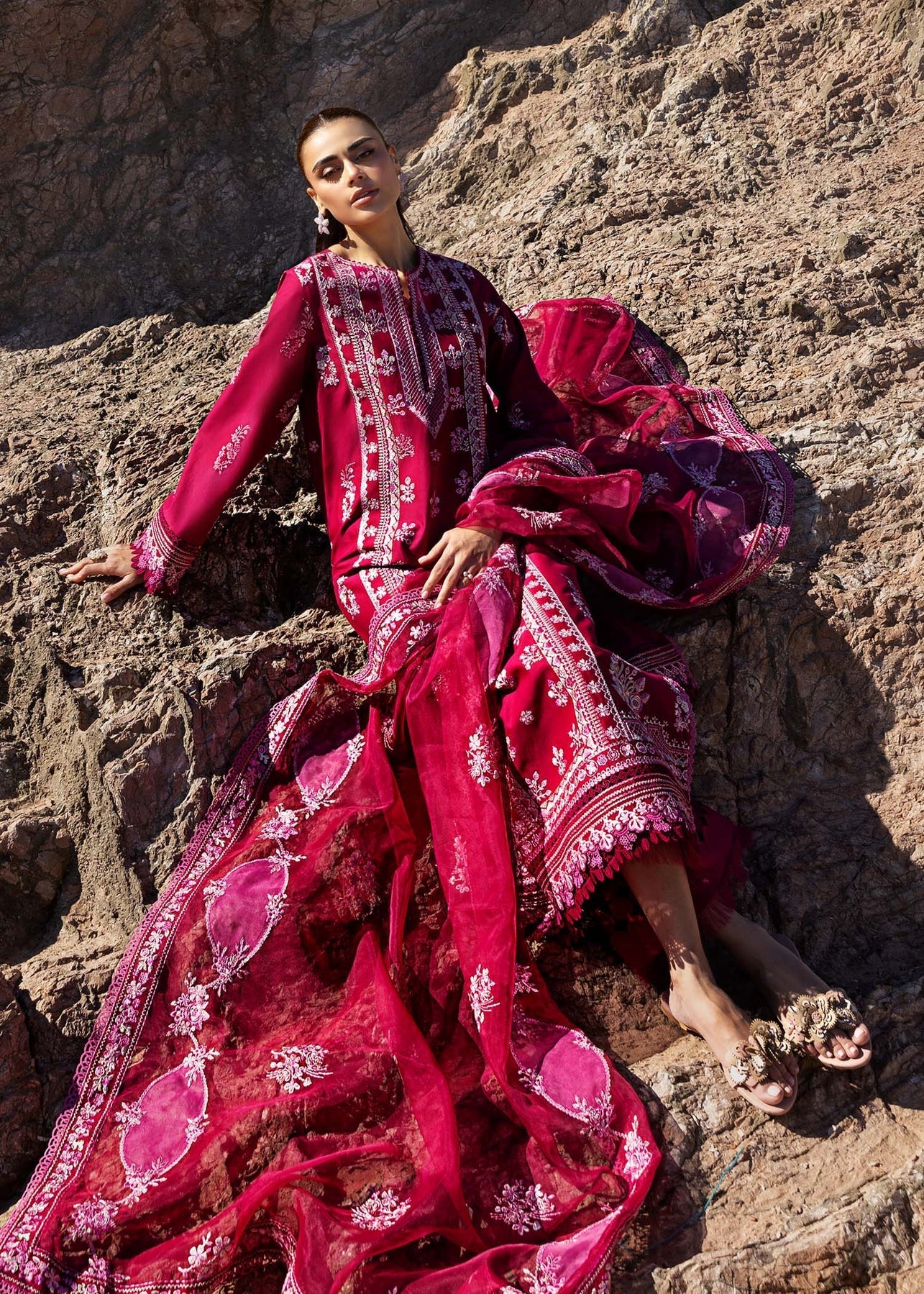 Akbar Aslam | Mare Lawn Edit 25 | Nirvana -   Ladies Clothes -  Saira Saqlain