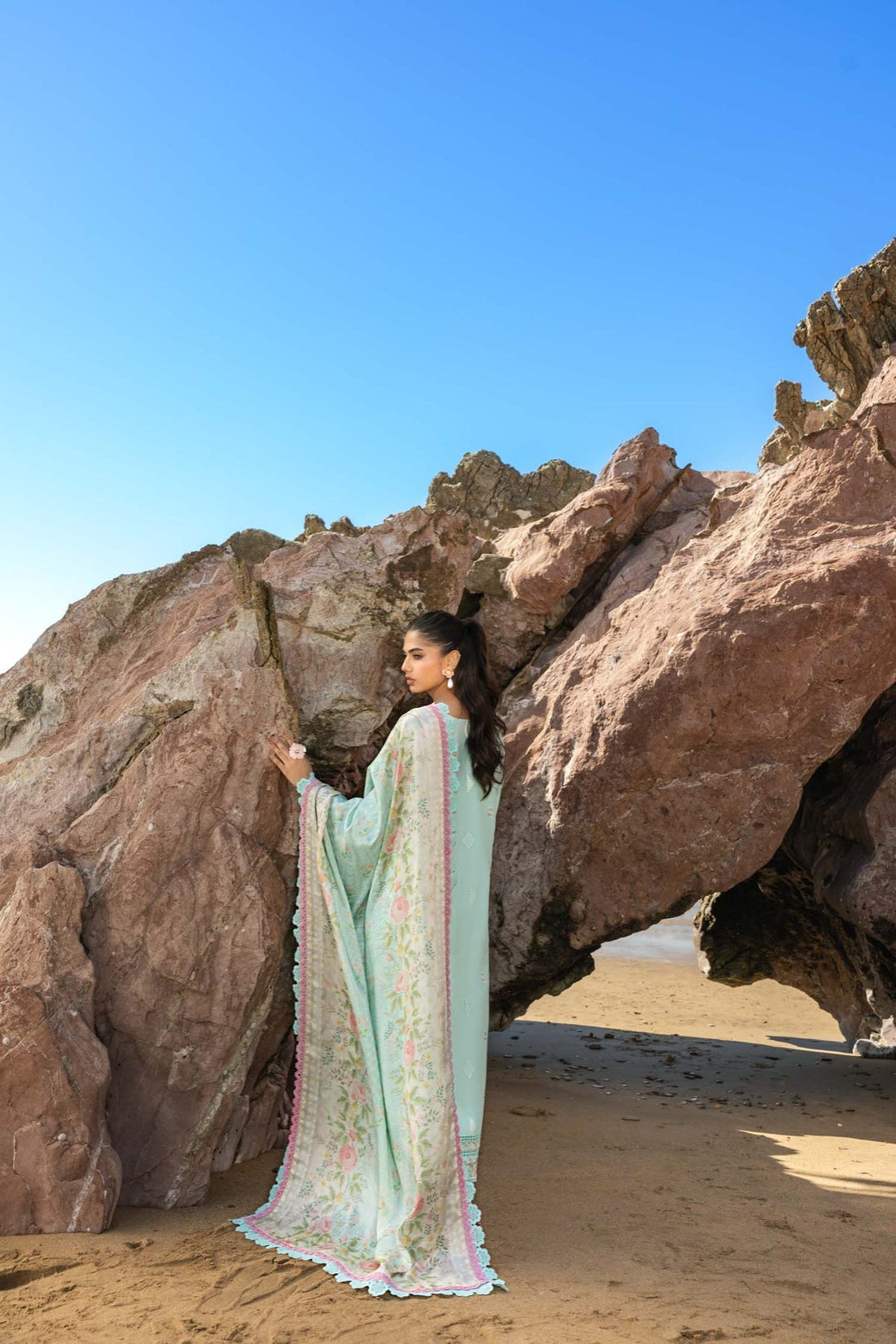 Akbar Aslam | Mare Lawn Edit 25 | Rivora -   Ladies Clothes -  Saira Saqlain