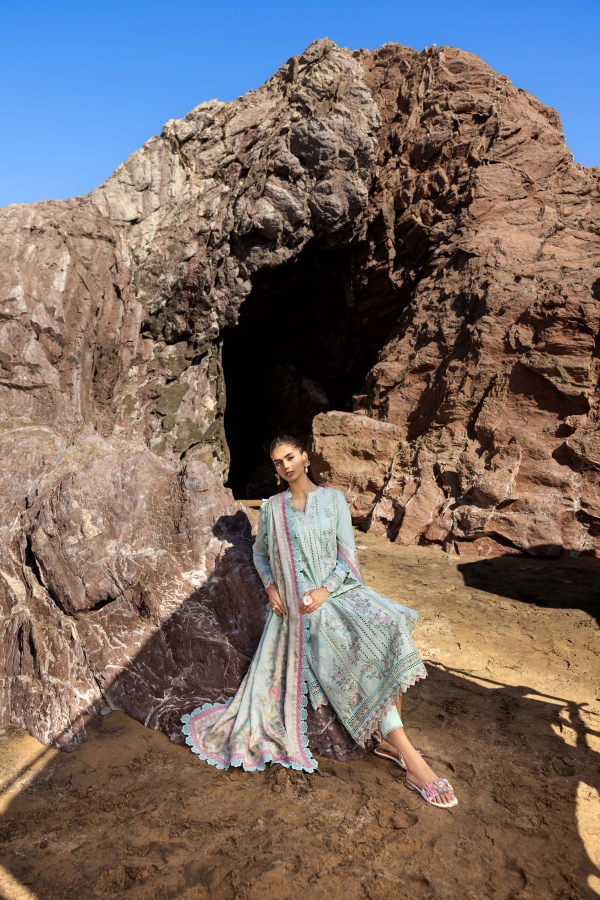 Akbar Aslam | Mare Lawn Edit 25 | Rivora -   Ladies Clothes -  Saira Saqlain