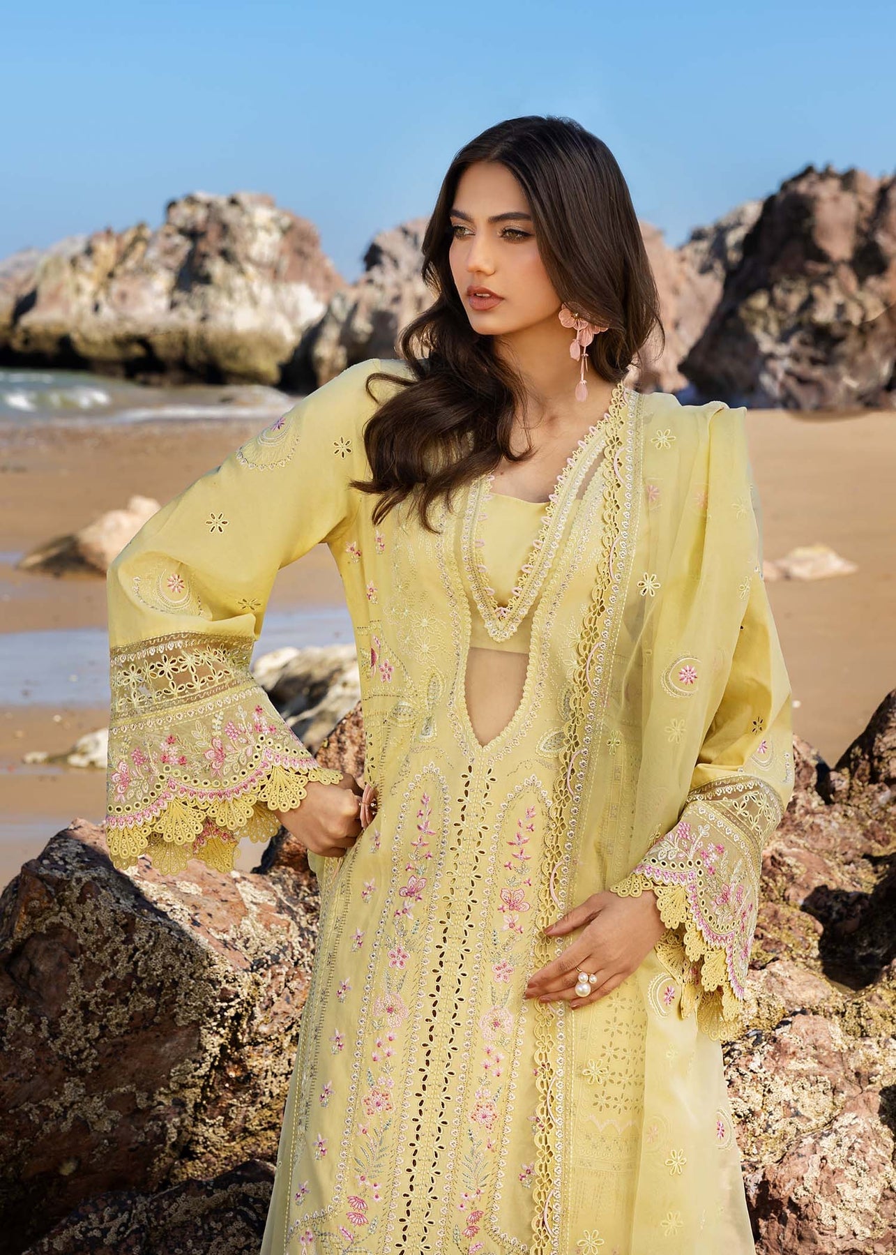 Akbar Aslam | Mare Lawn Edit 25 | Solara -   Ladies Clothes -  Saira Saqlain