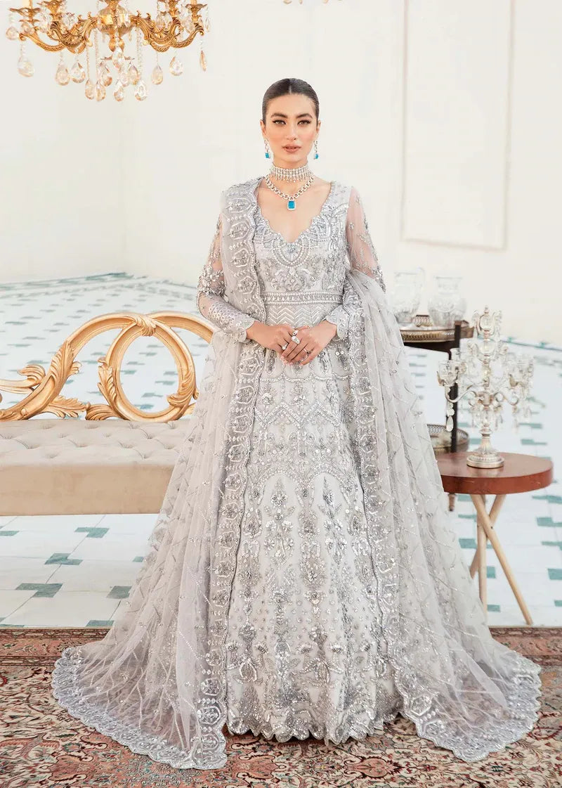 Akbar Aslam | Orphic Bridals | Slate - Saira Saqlain