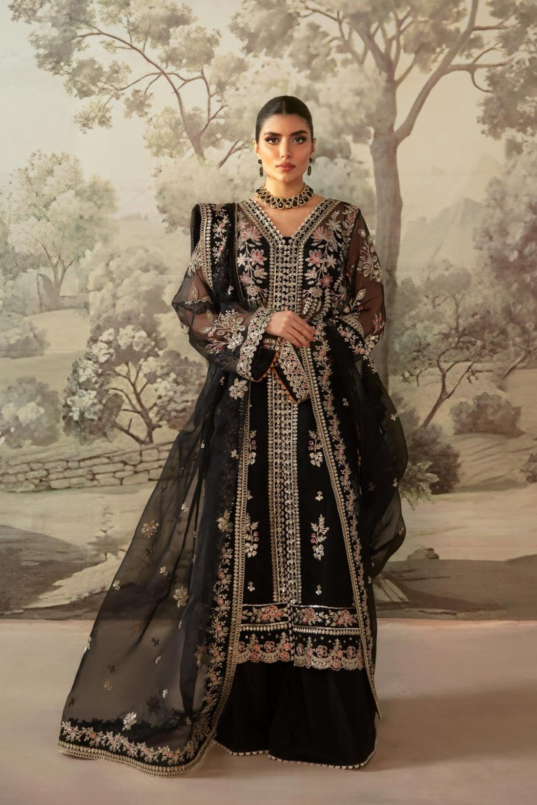 Akbar Aslam | Velora Formal Pret | Nebula - Saira Saqlain