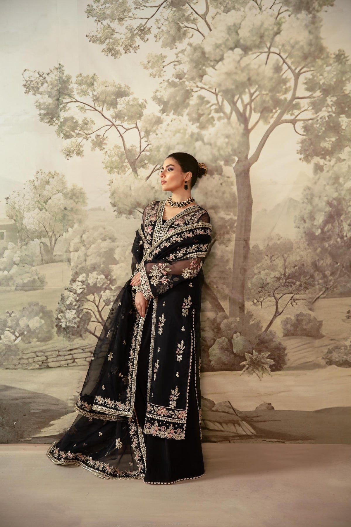 Akbar Aslam | Velora Formal Pret | Nebula - Saira Saqlain