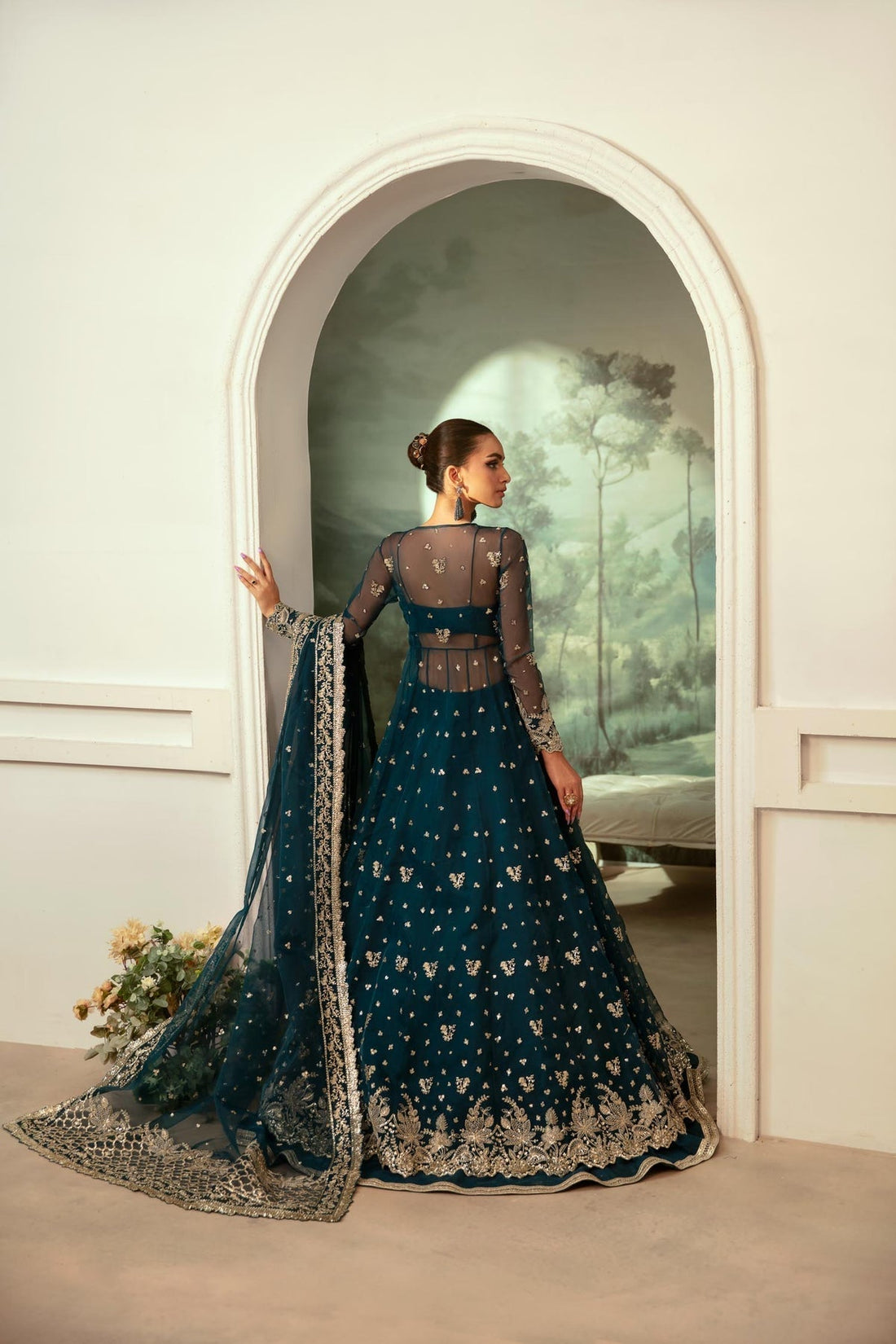Akbar Aslam | Velora Formal Pret | Beryl - Saira Saqlain
