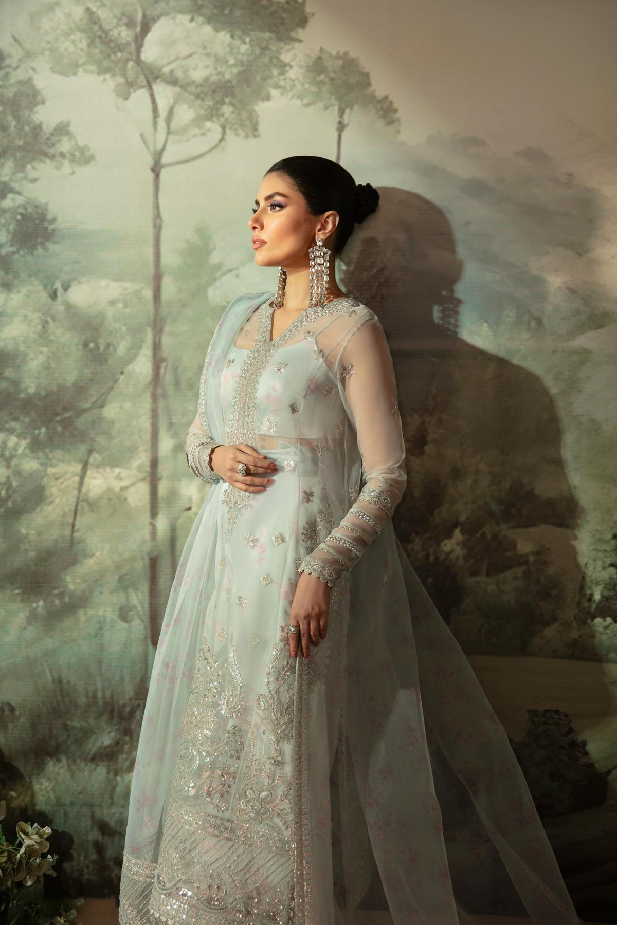 Akbar Aslam | Velora Formal Pret | Ecru - Saira Saqlain