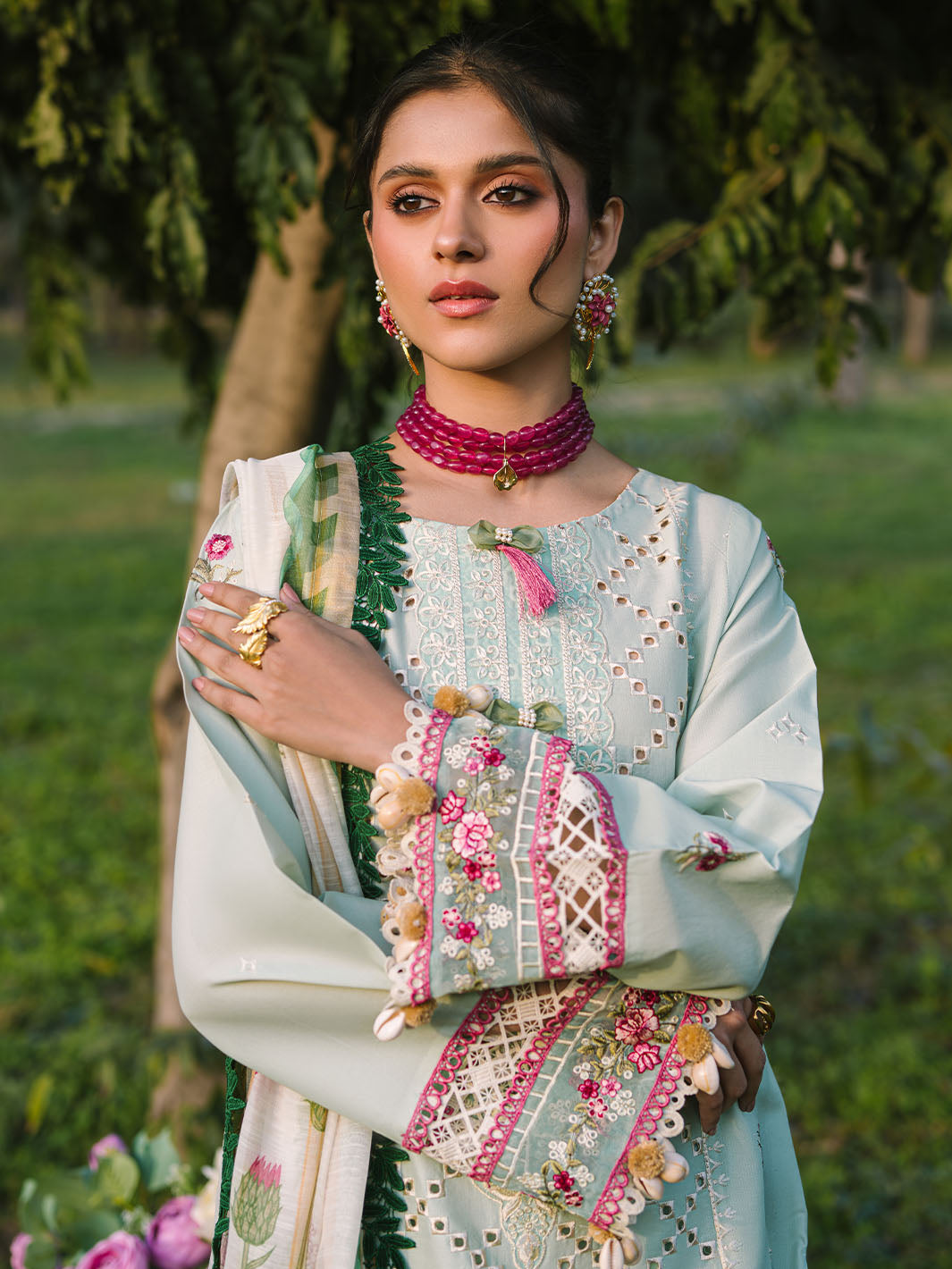 Mahnur | Dahlia Luxury Lawn 25 | Ana -   Ladies Clothes -  Saira Saqlain