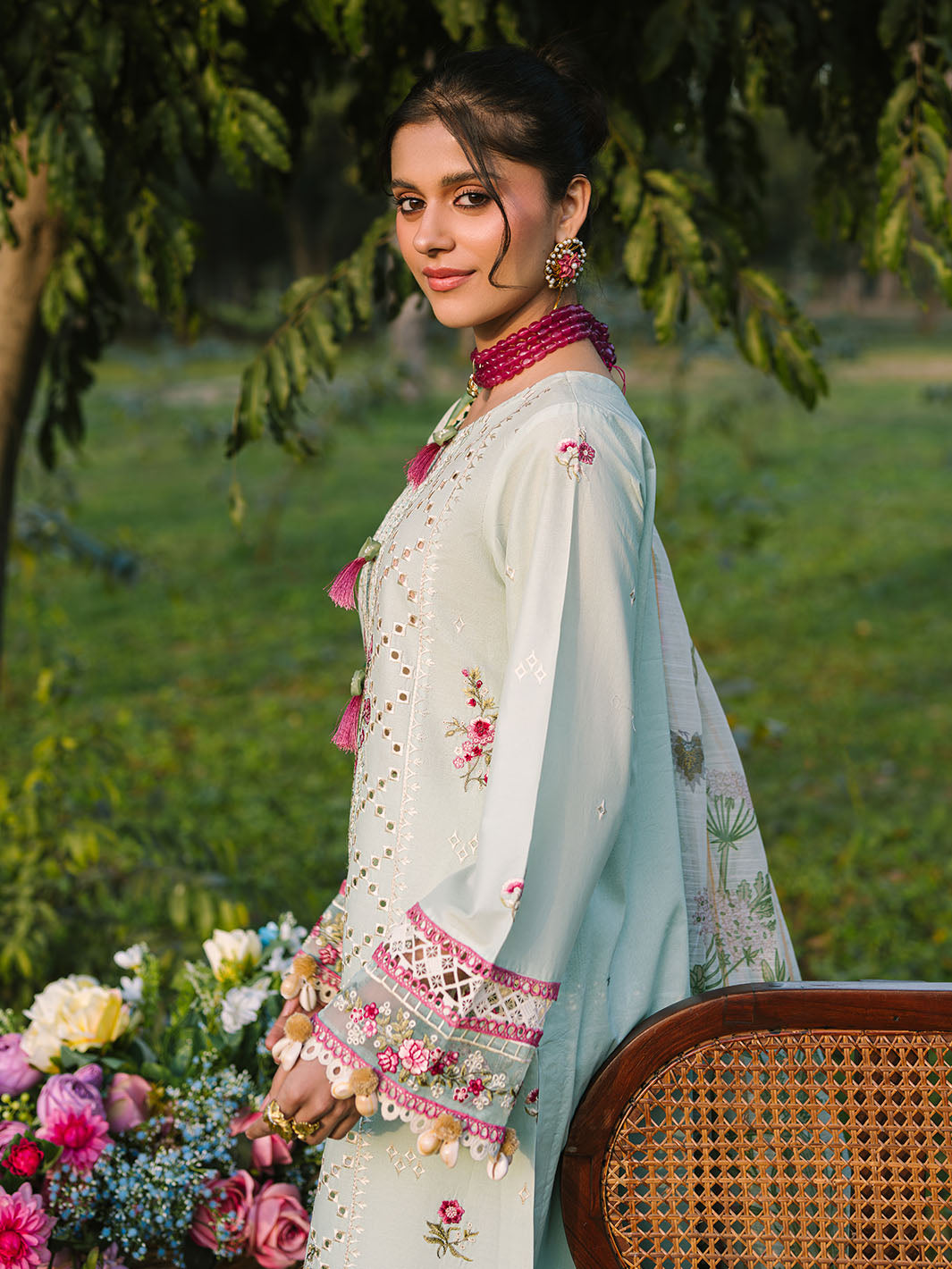 Mahnur | Dahlia Luxury Lawn 25 | Ana -   Ladies Clothes -  Saira Saqlain