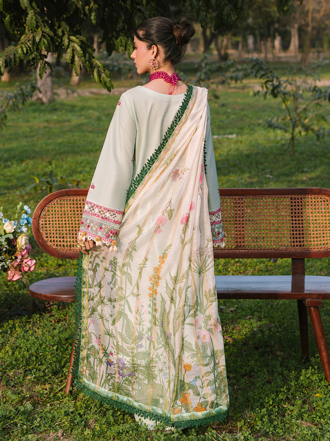 Mahnur | Dahlia Luxury Lawn 25 | Ana -   Ladies Clothes -  Saira Saqlain