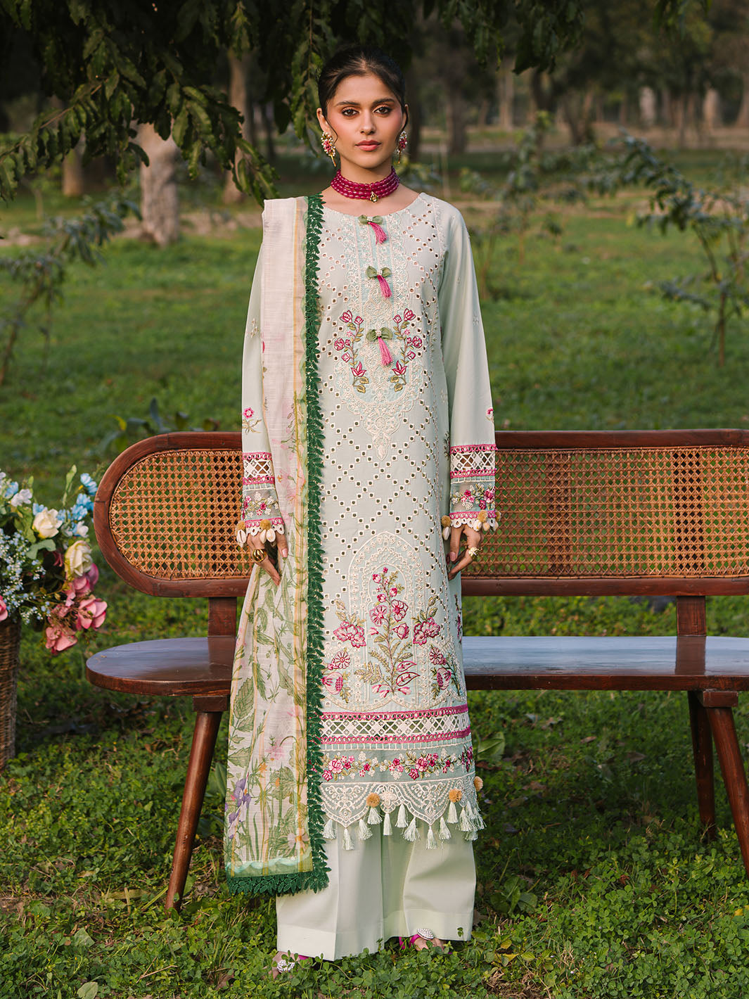 Mahnur | Dahlia Luxury Lawn 25 | Ana -   Ladies Clothes -  Saira Saqlain