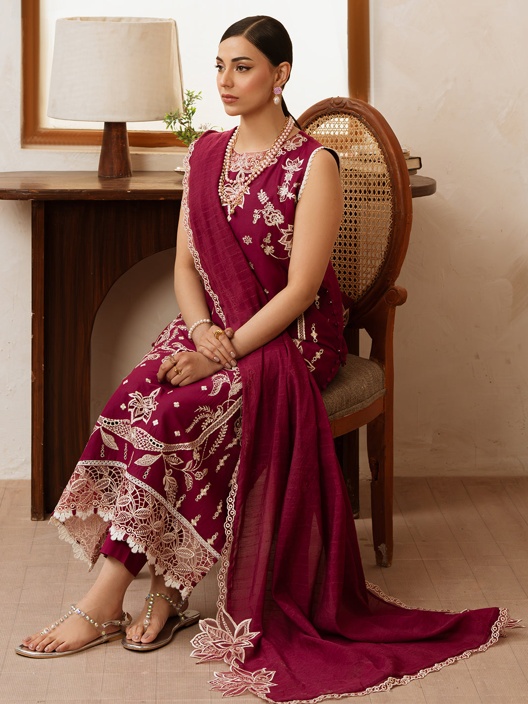 Mahnur | Florence Luxury Lawn 25 | ARLEEN -   Ladies Clothes -  Saira Saqlain