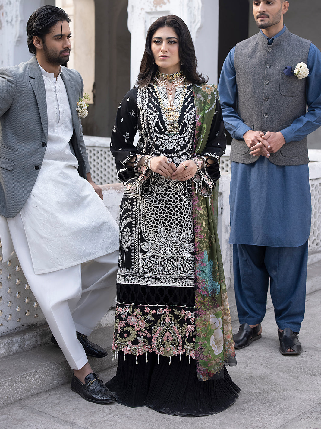 Mahnur | Mahrukh Luxury Lawn 24 | CAMELIA - Saira Saqlain