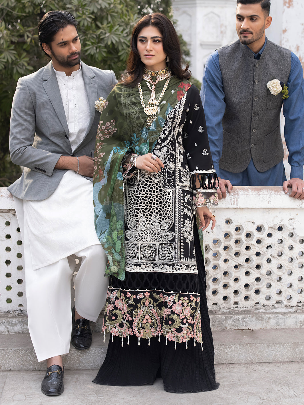 Mahnur | Mahrukh Luxury Lawn 24 | CAMELIA - Saira Saqlain