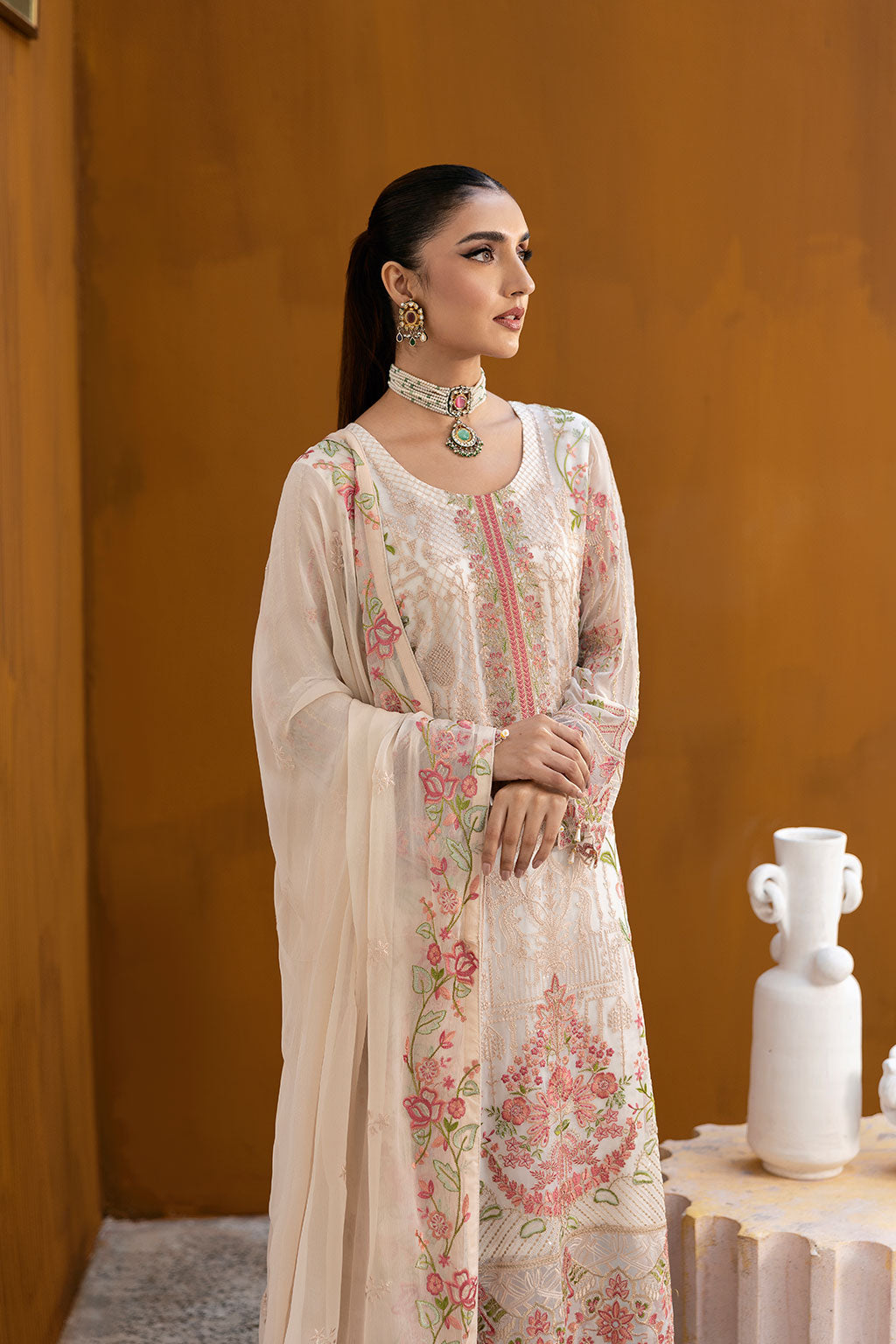Ramsha | Chevron Chiffon Collection | A-1011 - Saira Saqlain