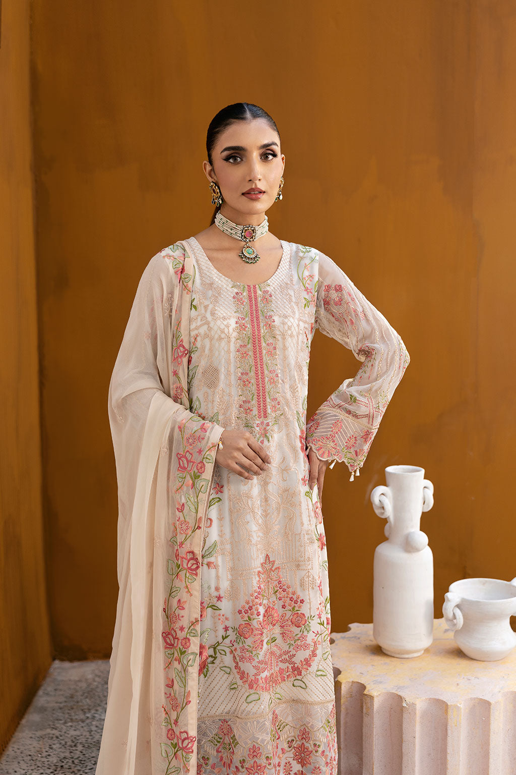 Ramsha | Chevron Chiffon Collection | A-1011 - Saira Saqlain