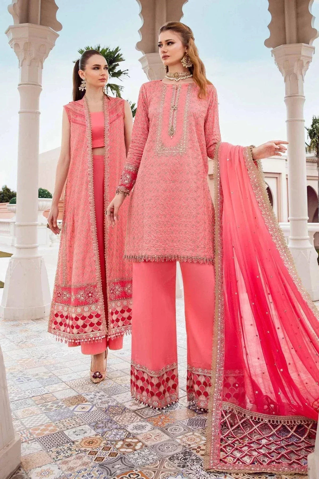 Maria B | Sateen Formals 23 | Candy Pink CST-701 - Saira Saqlain