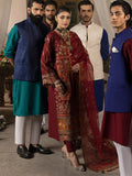 Mahnur | Mahrukh Luxury Lawn 24 | CARNATION - Saira Saqlain