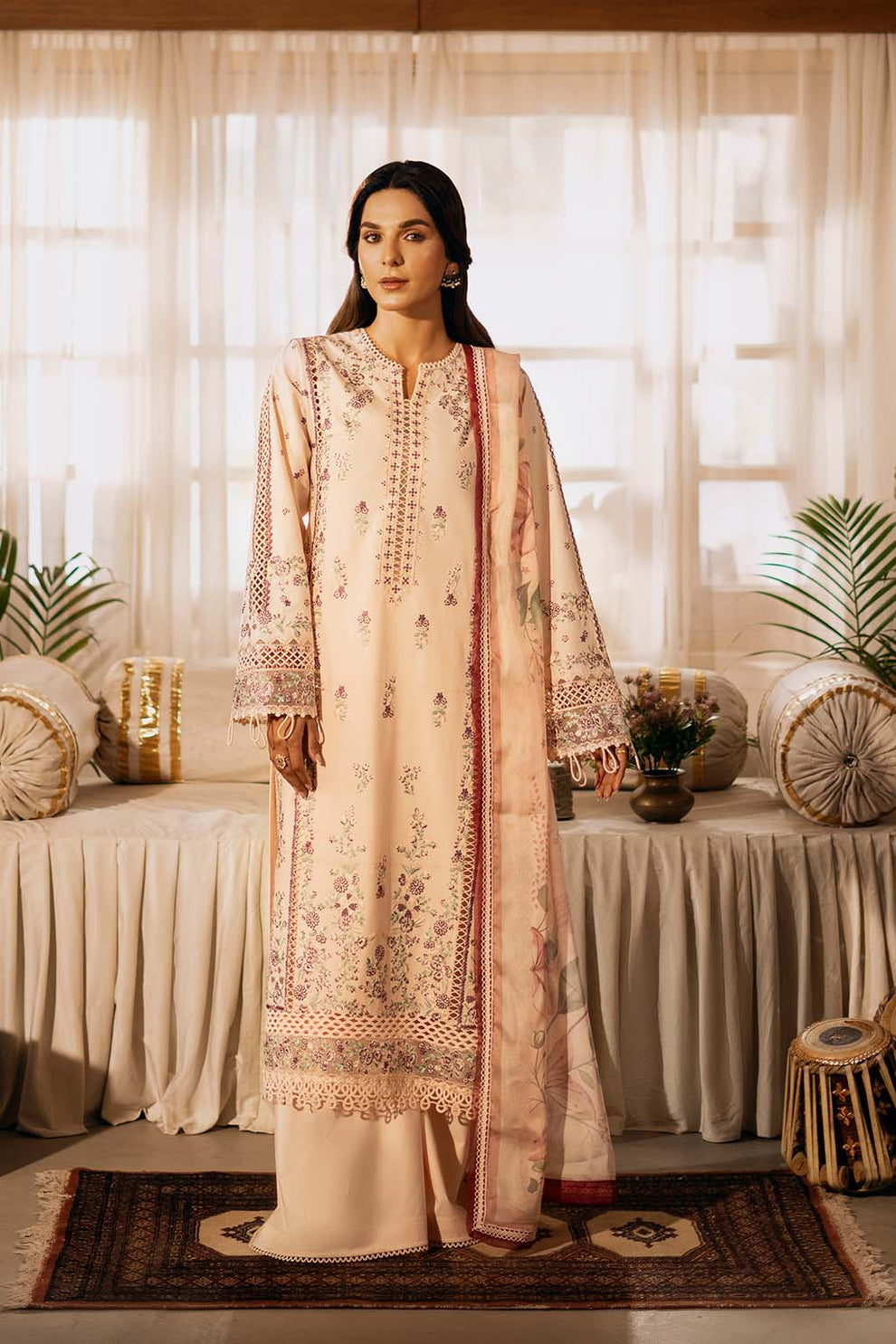 Zarposh | Sajni Lawn 25 | Gulbano -   Ladies Clothes -  Saira Saqlain