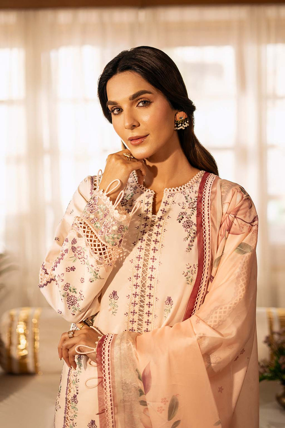 Zarposh | Sajni Lawn 25 | Gulbano -   Ladies Clothes -  Saira Saqlain
