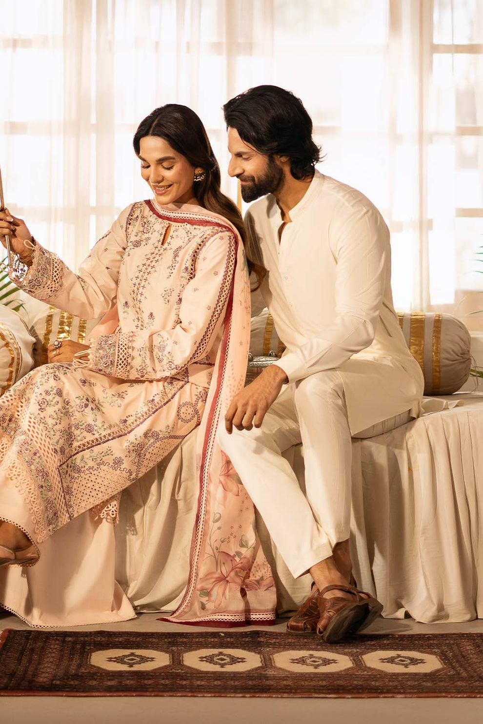 Zarposh | Sajni Lawn 25 | Gulbano -   Ladies Clothes -  Saira Saqlain