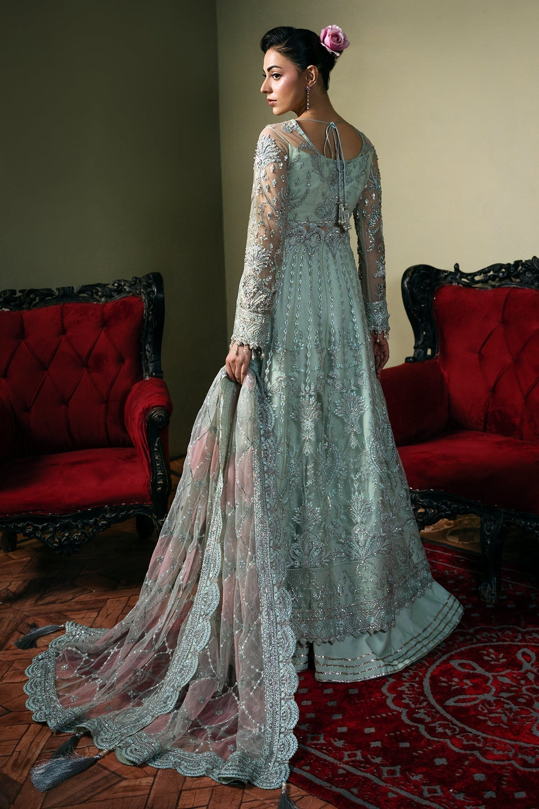 Mina Kashif | Kahani Formals | Zarpash - Saira Saqlain
