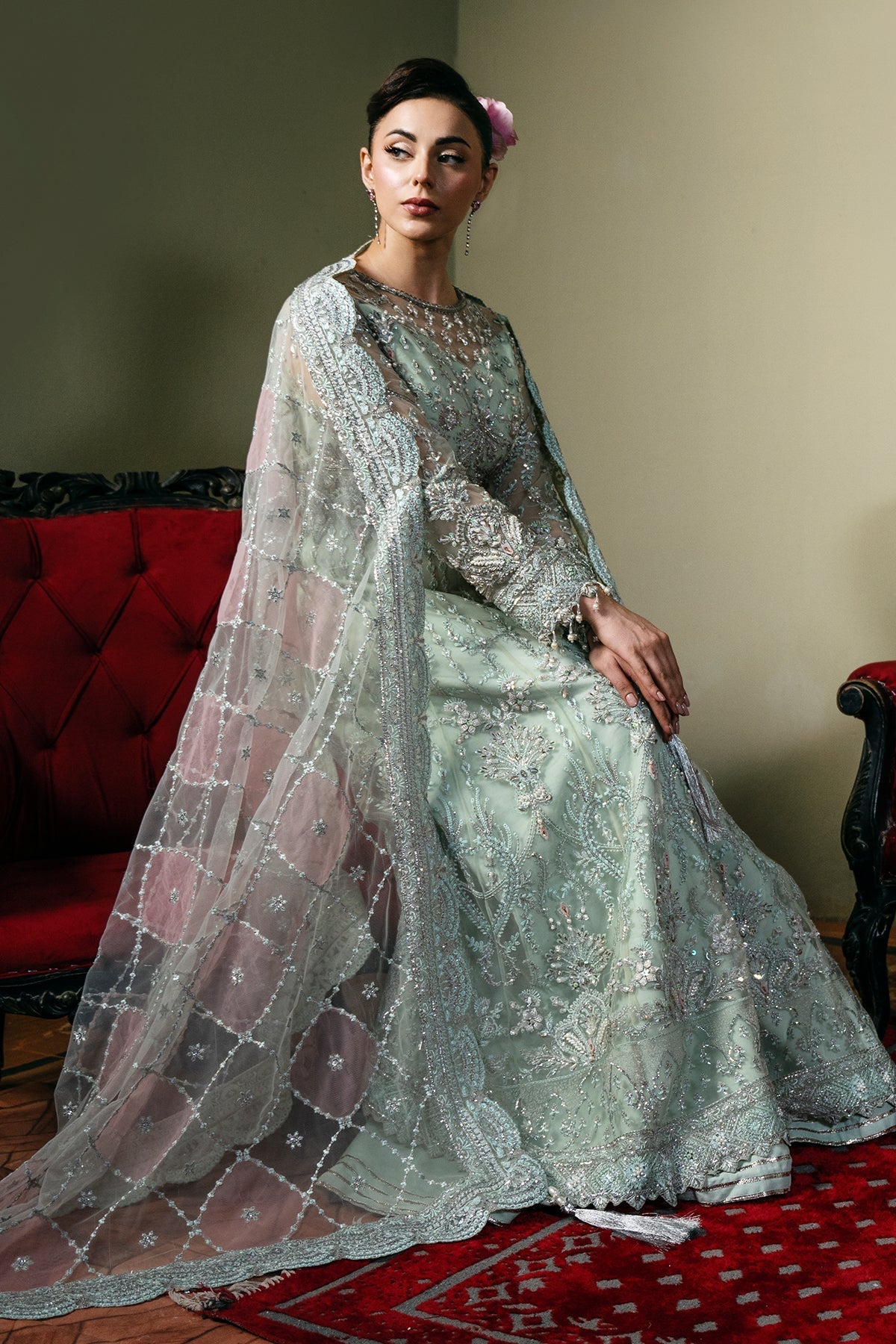 Mina Kashif | Kahani Formals | Zarpash - Saira Saqlain