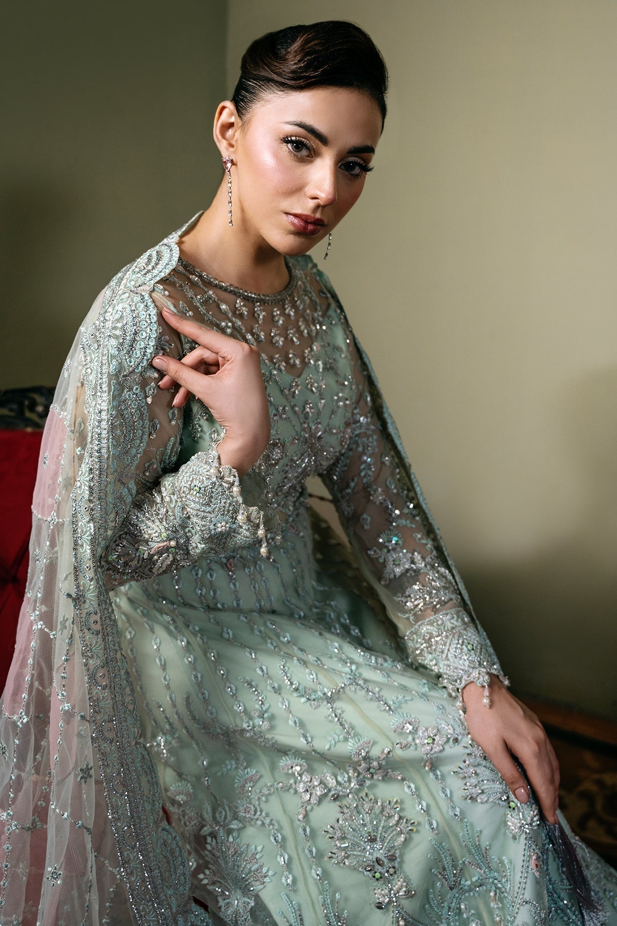 Mina Kashif | Kahani Formals | Zarpash - Saira Saqlain