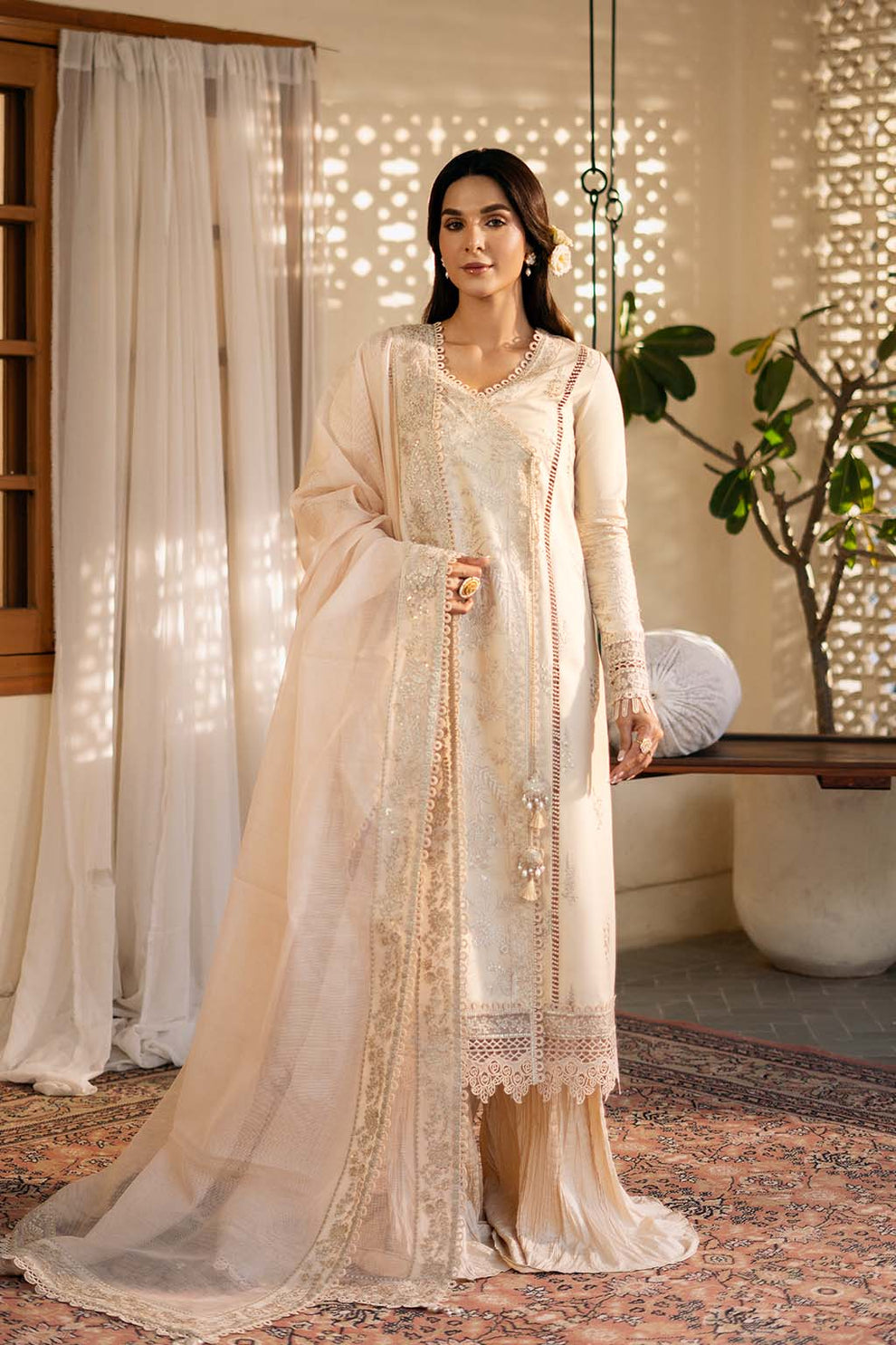 Zarposh | Sajni Lawn 25 | Mehmal -   Ladies Clothes -  Saira Saqlain
