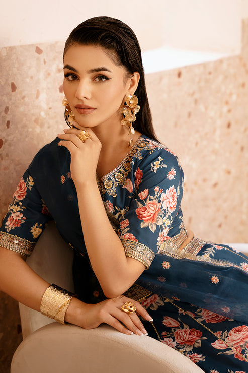 Zarposh | Elara Formals | Charmeuse - Saira Saqlain