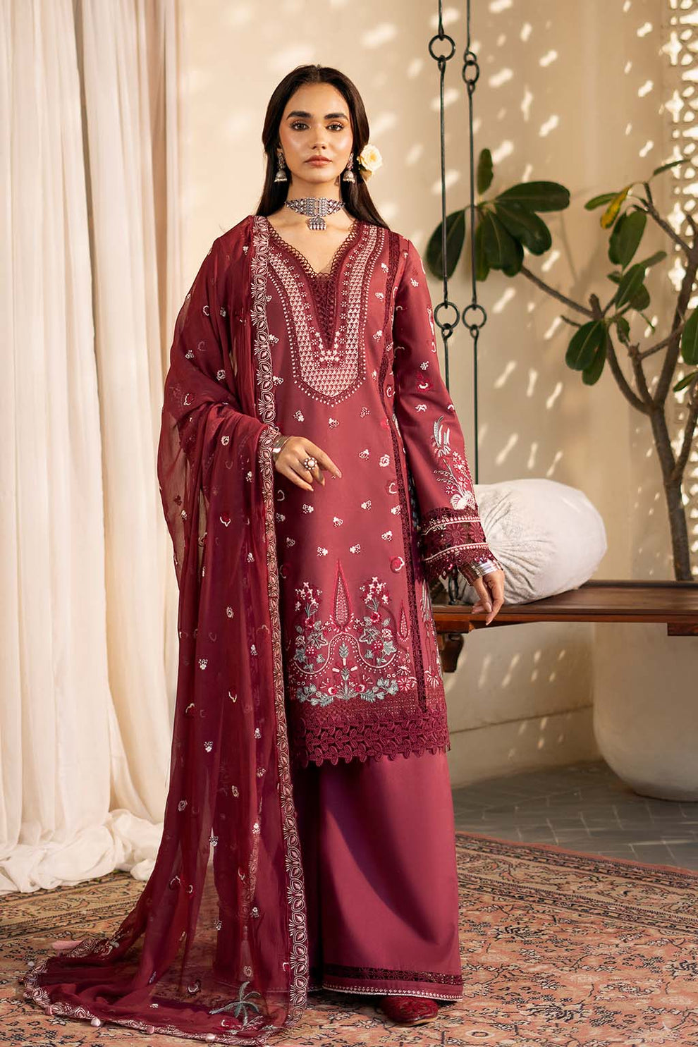 Zarposh | Sajni Lawn 25 | Nayirah -   Ladies Clothes -  Saira Saqlain