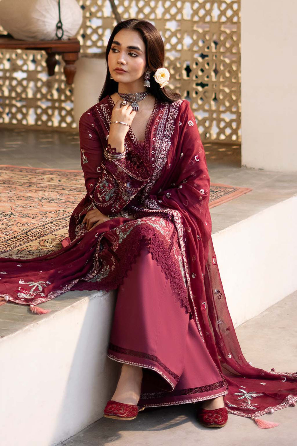Zarposh | Sajni Lawn 25 | Nayirah -   Ladies Clothes -  Saira Saqlain