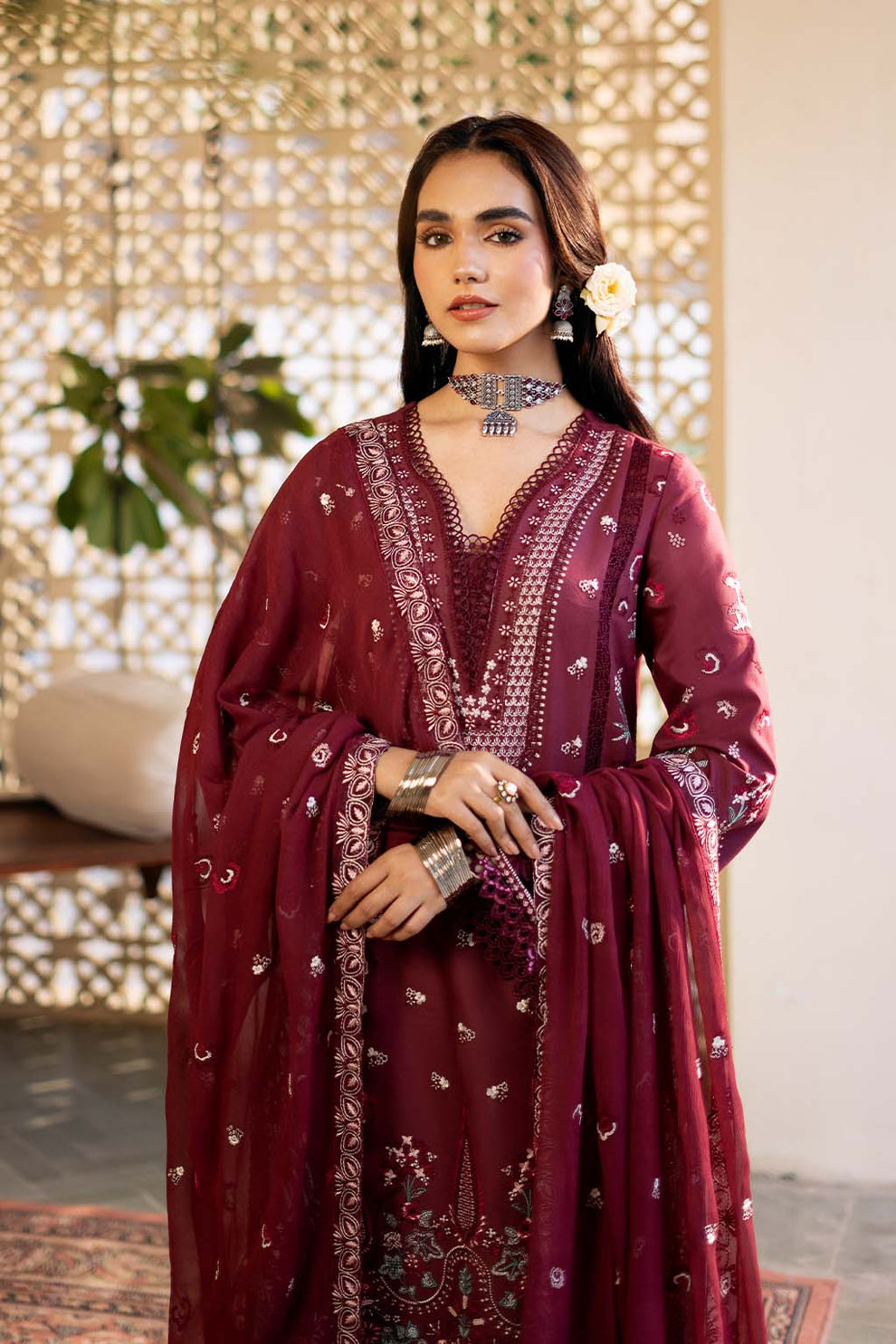 Zarposh | Sajni Lawn 25 | Nayirah -   Ladies Clothes -  Saira Saqlain