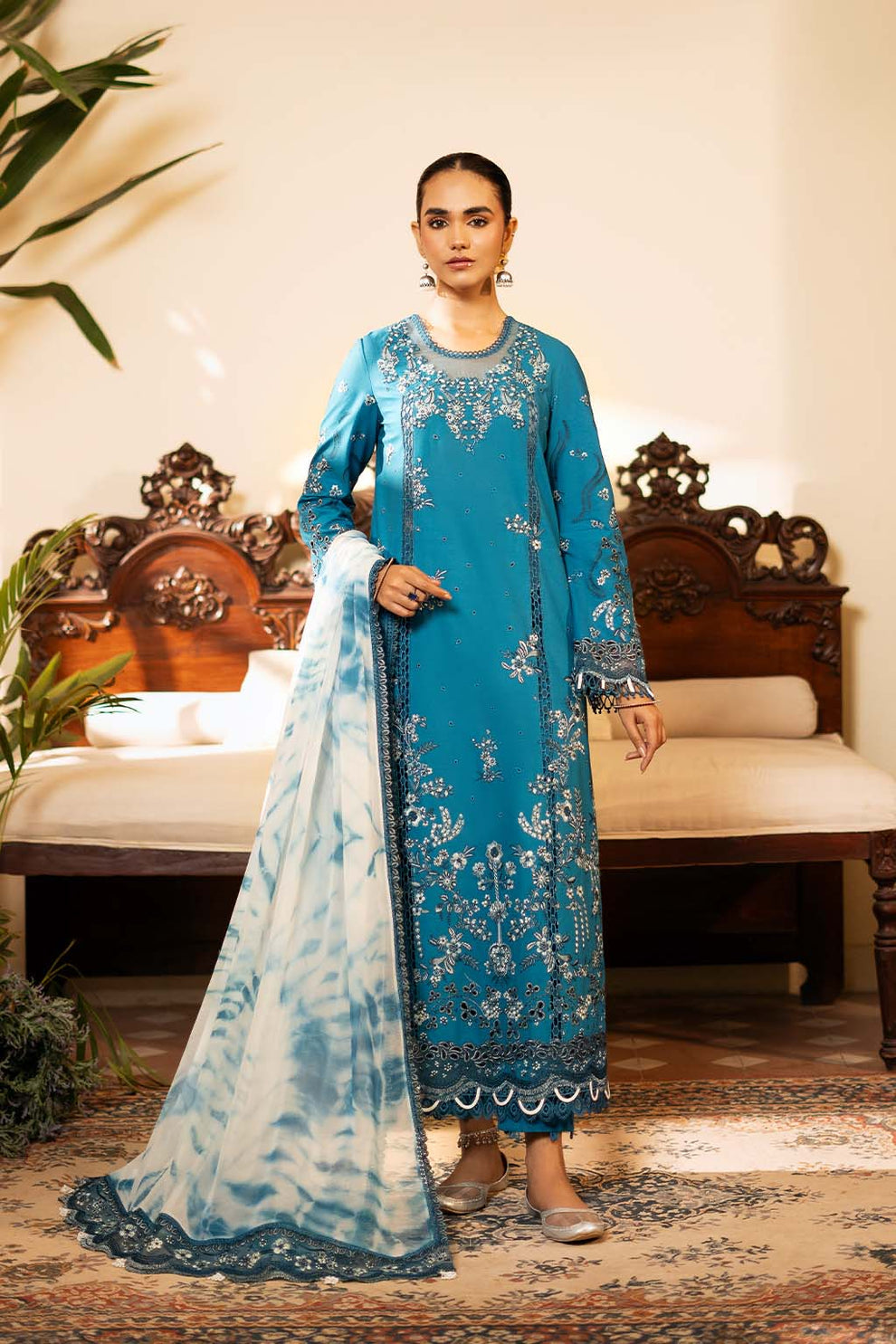 Zarposh | Sajni Lawn 25 | Azal -   Ladies Clothes -  Saira Saqlain