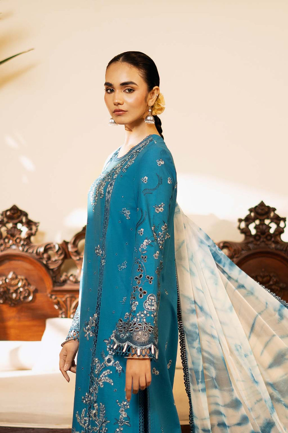 Zarposh | Sajni Lawn 25 | Azal -   Ladies Clothes -  Saira Saqlain