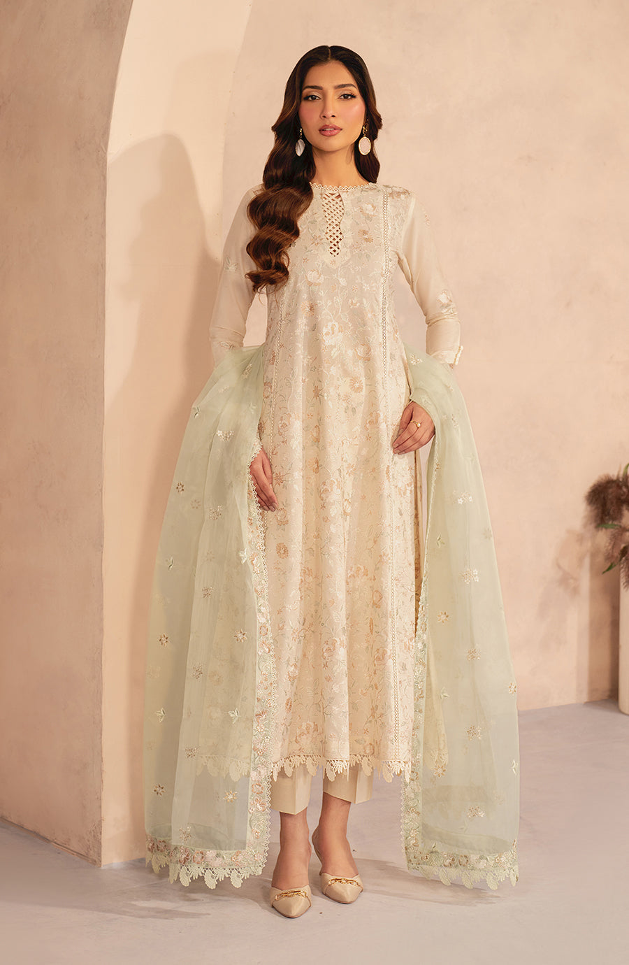 Zarif | Summer Lawn 25 |UNST-LWN-01 DAHEER - Saira Saqlain