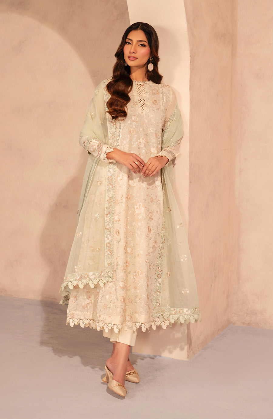Zarif | Summer Lawn 25 |UNST-LWN-01 DAHEER - Saira Saqlain