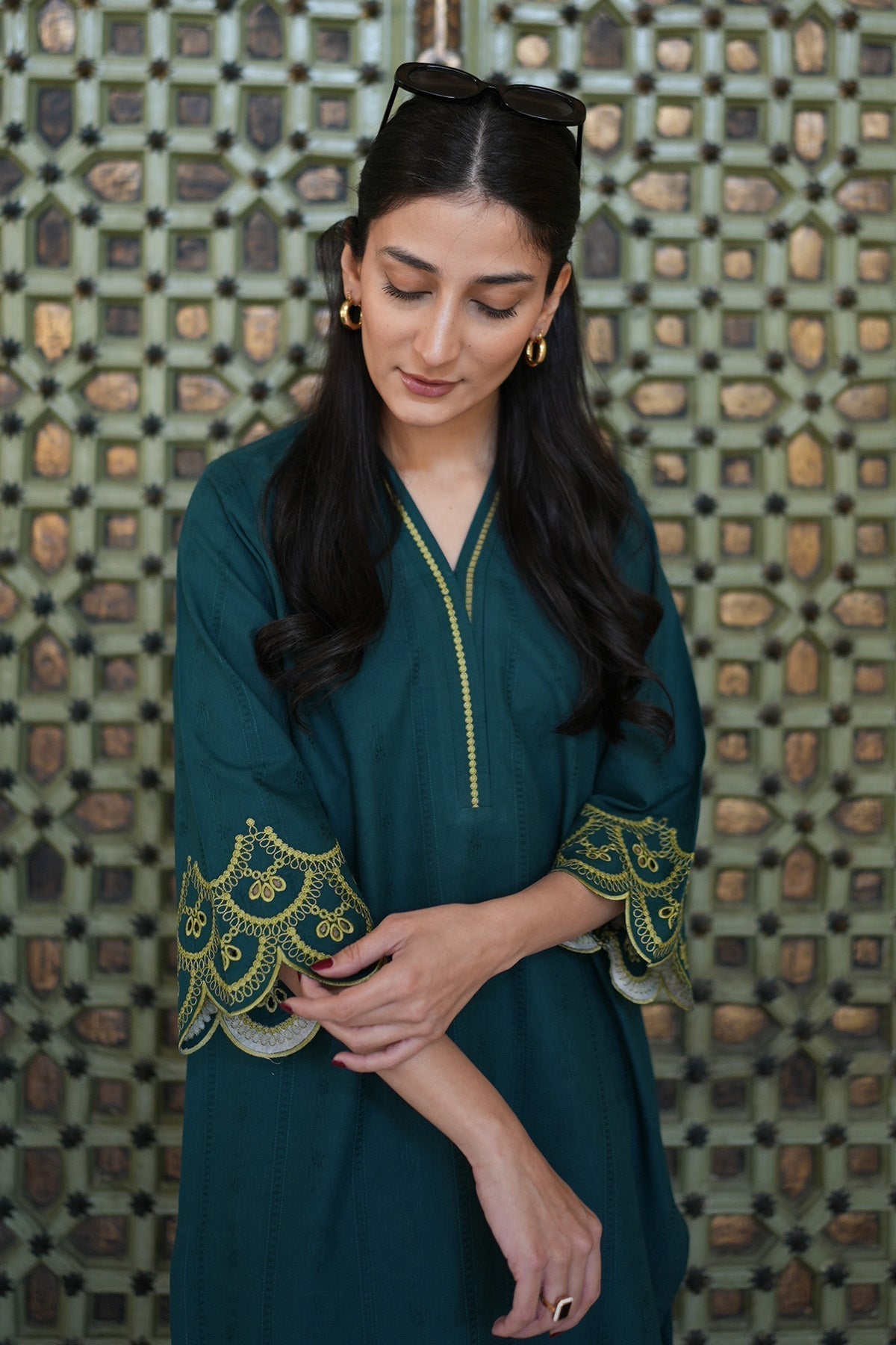 Sahar | Ready to Wear Basics | Meadowscape - Saira Saqlain