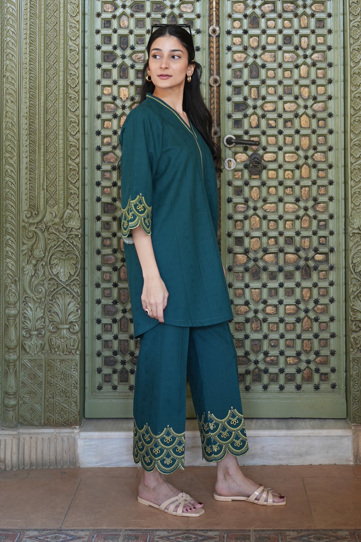 Sahar | Ready to Wear Basics | Meadowscape - Saira Saqlain