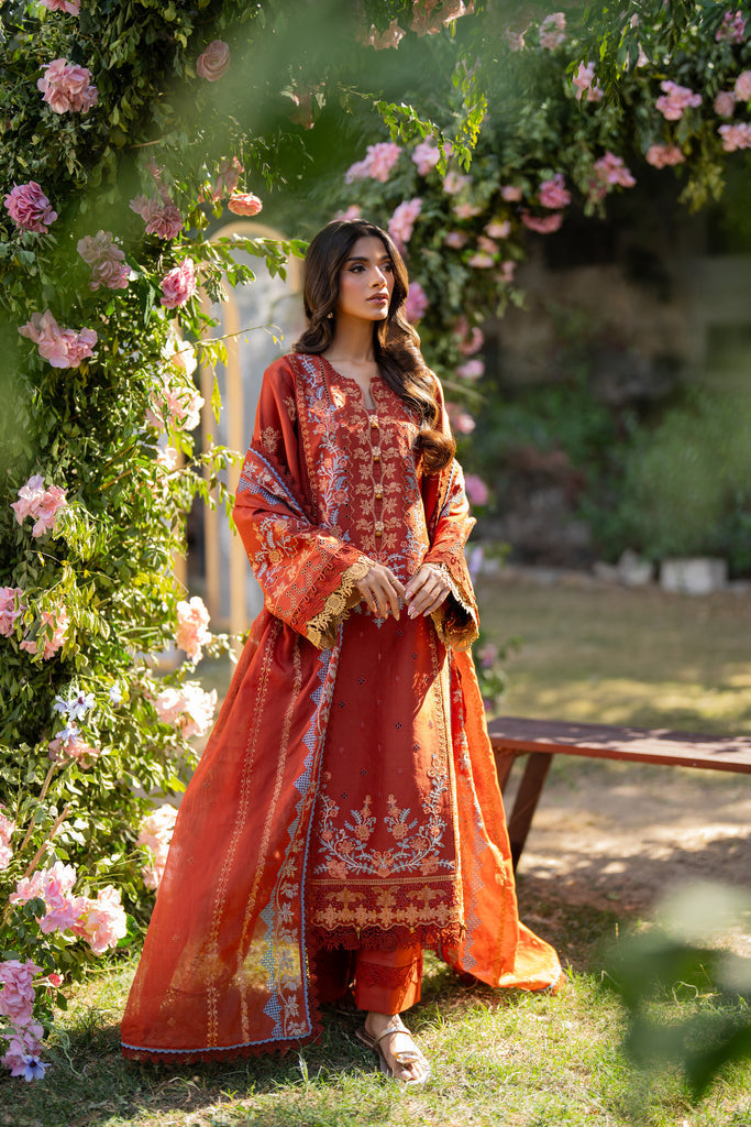 Florent | Chikankari Eid 25 | FLC- 2B -   Ladies Clothes -  Saira Saqlain