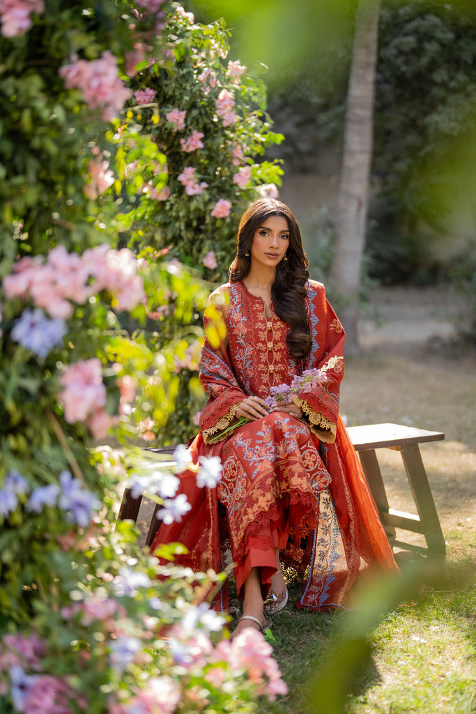Florent | Chikankari Eid 25 | FLC- 2B -   Ladies Clothes -  Saira Saqlain