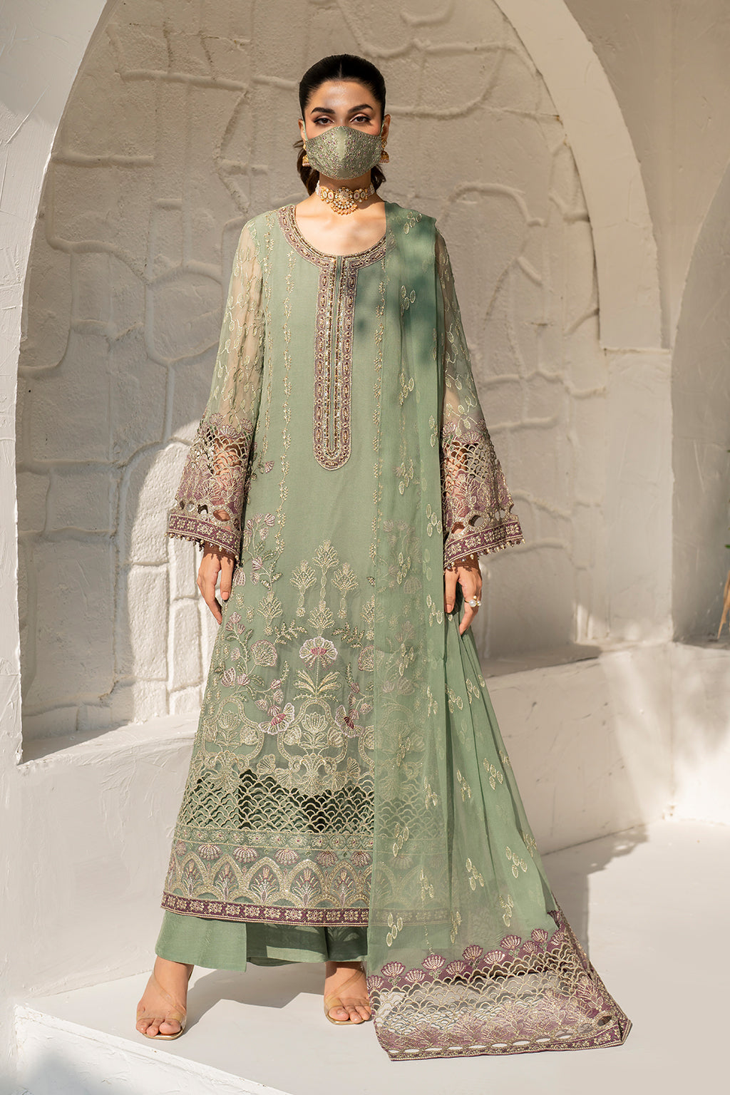 Flossie | Naqsh Formals | S-1406 - Saira Saqlain