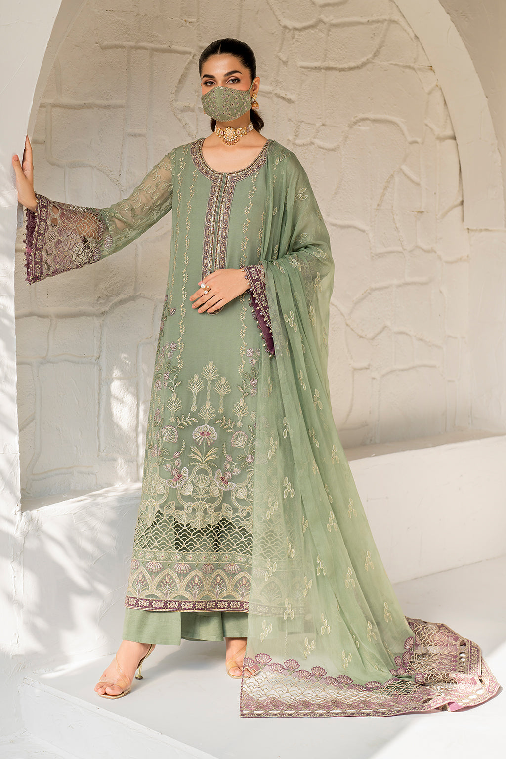 Flossie | Naqsh Formals | S-1406 - Saira Saqlain