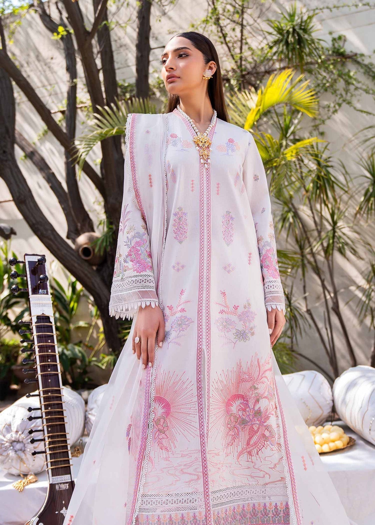 Akbar Aslam | Pret Lawn | VOLUPTE - Saira Saqlain