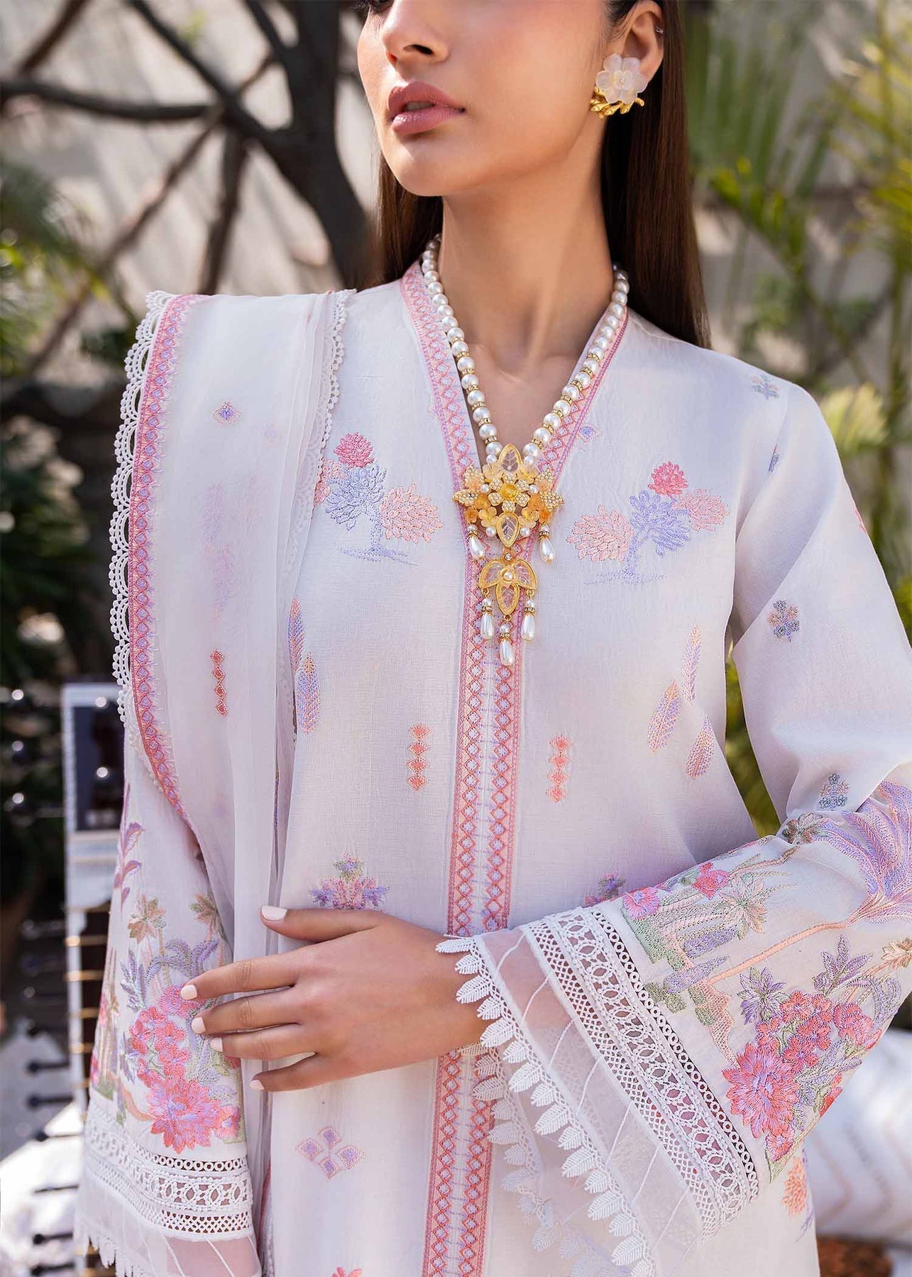 Akbar Aslam | Pret Lawn | VOLUPTE - Saira Saqlain