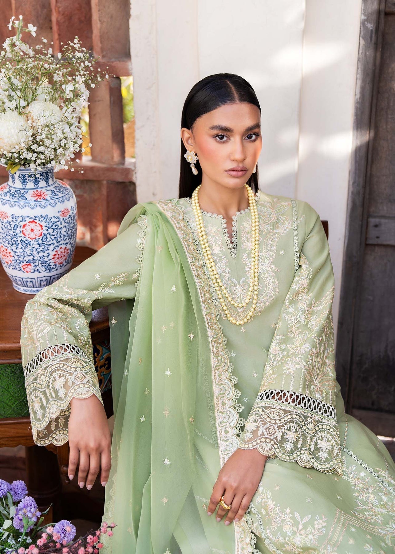 Akbar Aslam | Pret Lawn | CHIC - Saira Saqlain