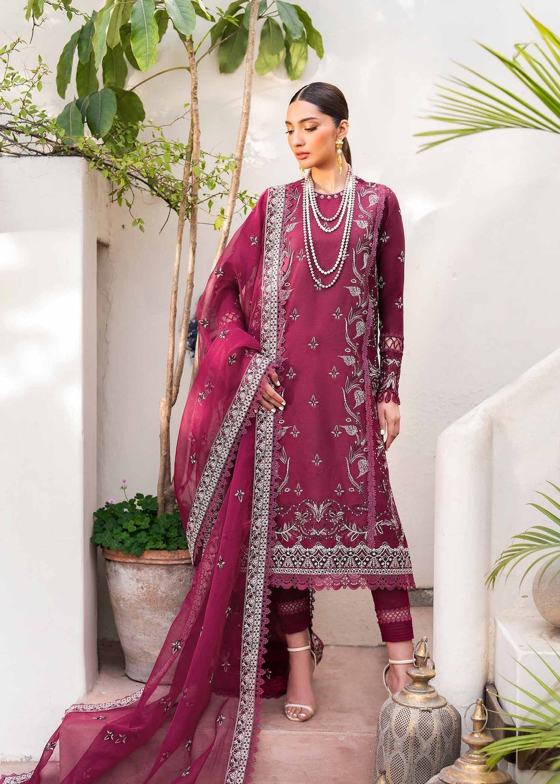 Akbar Aslam | Pret Lawn | PRESTIGE - Saira Saqlain