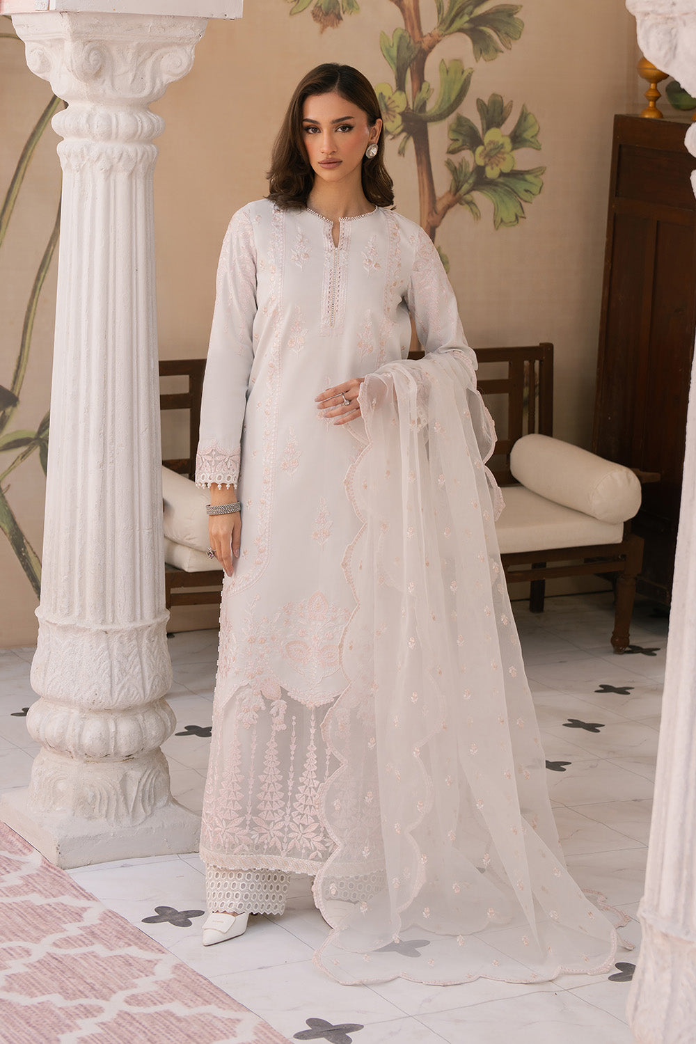 Maryum N Maria | Eid Luxury Lawn 25 | AREZOO - MS50153 -   Ladies Clothes -  Saira Saqlain